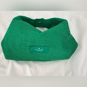 Kate Spade Vibrant Green Textured Bag